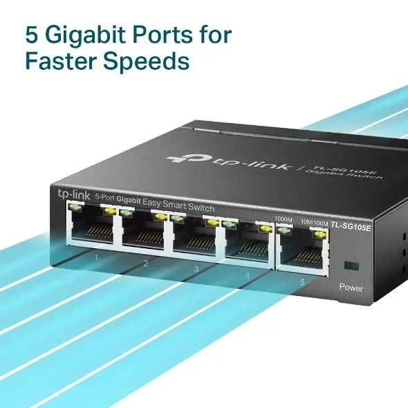 TL-SG105E TP-Link 5-Port Gigabit Easy Smart Switch