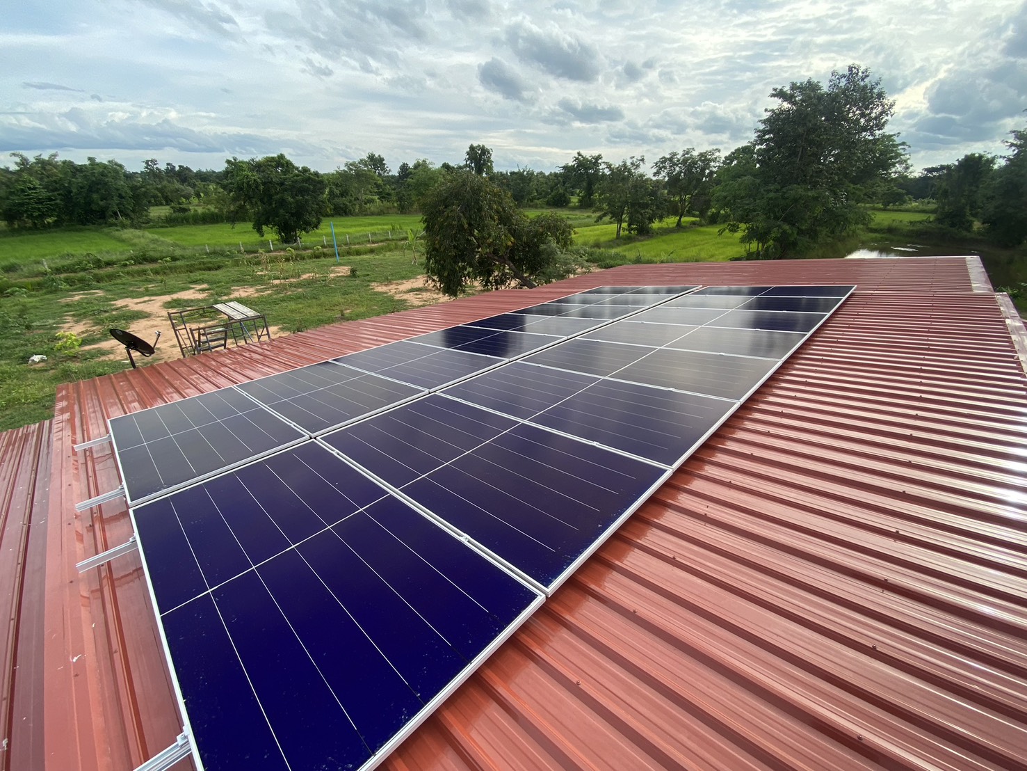 งานติดตั้งโซล่าเซลล์ 10 KW ระบบออฟกริด