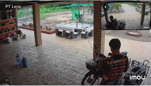 งานติดตั้ง กล้อง IMOU 1 ตัว ดูแลได้ถึง 2 กล้อง